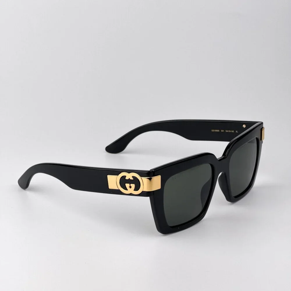 Gucci GG1689S Sunglasses – Black Square Frame Grey Lenses | Model GG1689S 001